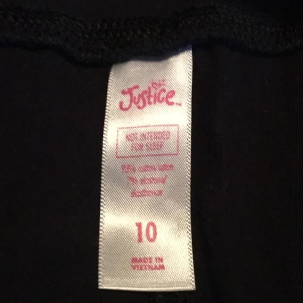 JUSTICE Girls Capris - sz 10